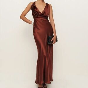 NEW NWT Reformation Rayana Silk Dress